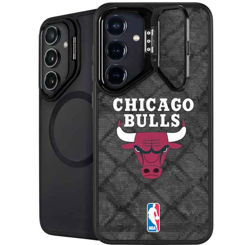 NBA Chicago Bulls Dark Rust Galaxy S25 Kickstand Case